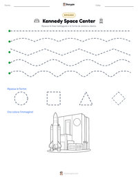 Anteprima della scheda stampabile di Kennedy Space Center