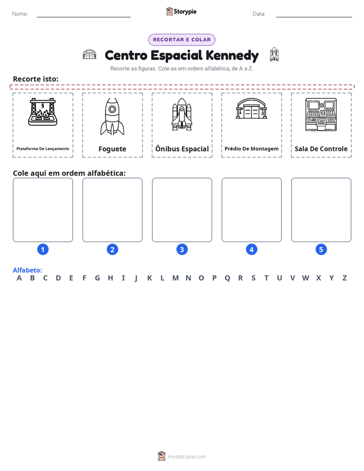 Recortar & Colar Alfabeto