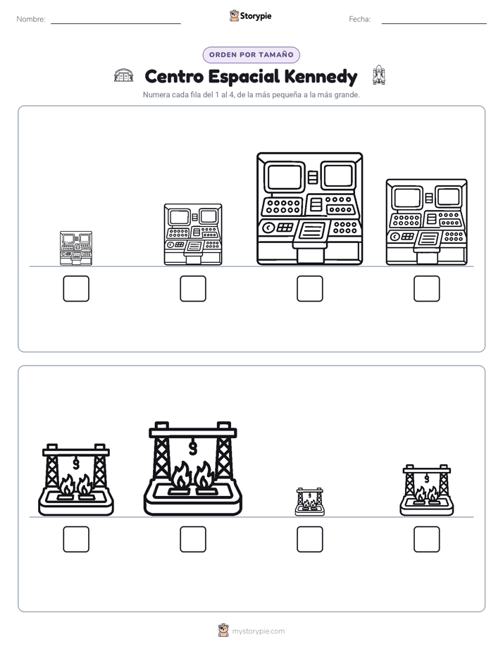 Orden de Tamaños