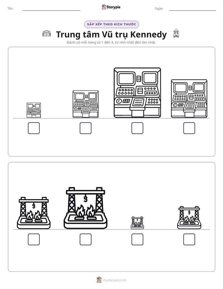 Thứ Tự Kích Thước