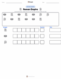 Roman Empire printable worksheet preview