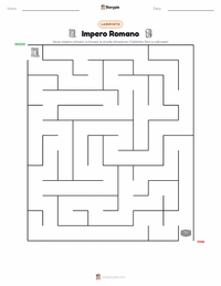 Anteprima della scheda stampabile di Impero Romano