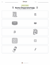 Roma İmparatorluğu yazdırılabilir çalışma sayfası önizlemesi