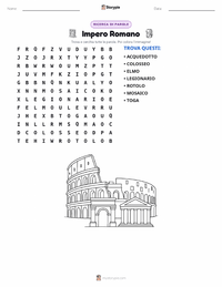 Anteprima della scheda stampabile di Impero Romano