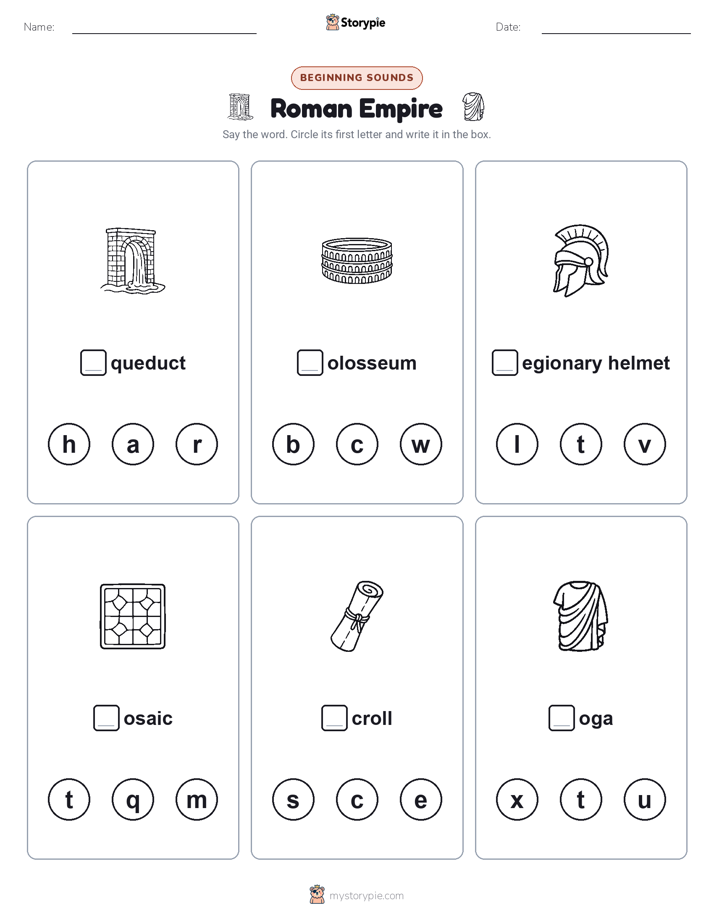 Beginning Sounds