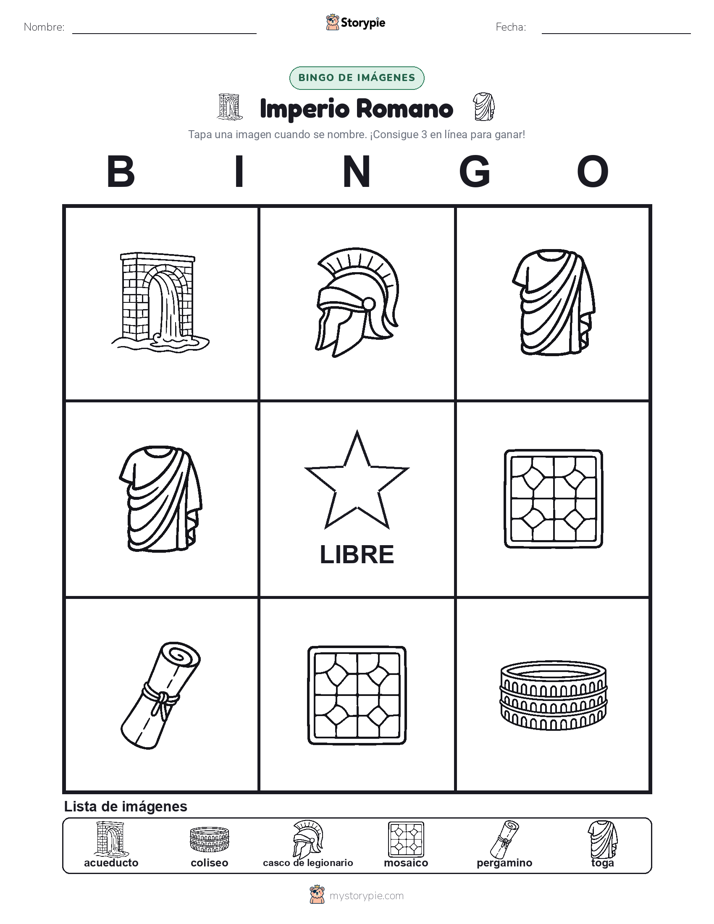 Bingo de Imágenes
