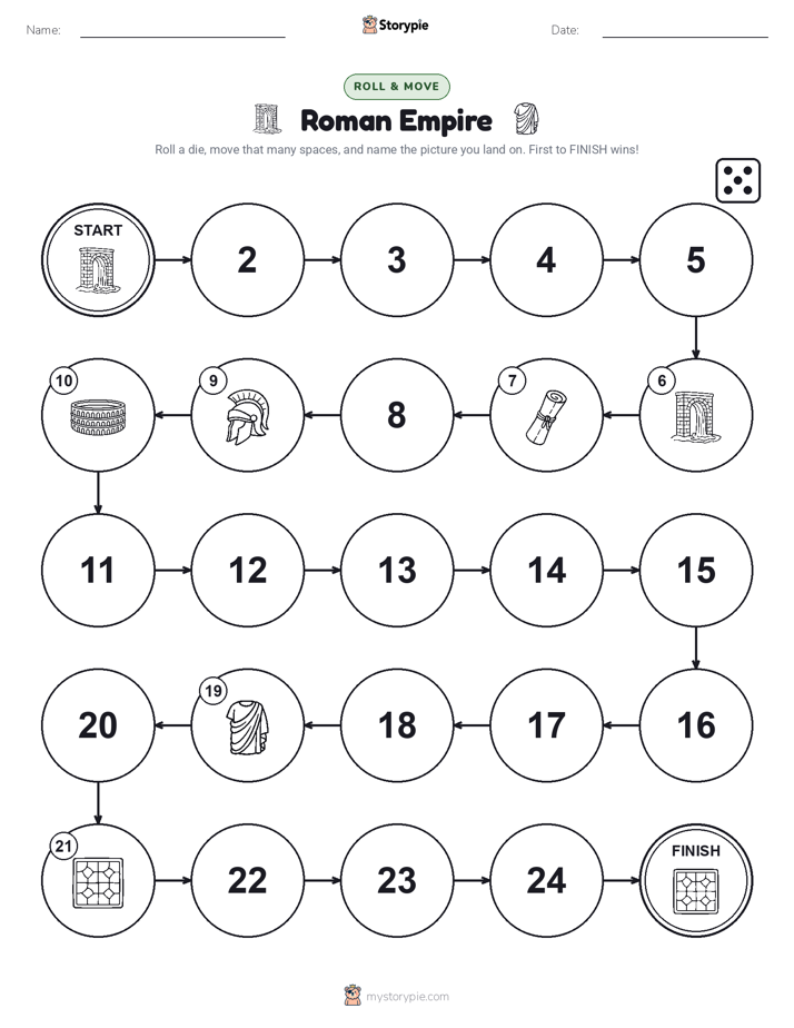 Roll & Move Game