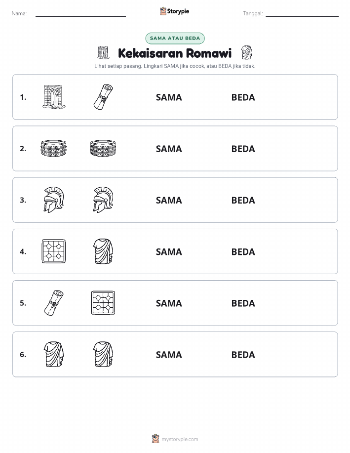 Sama atau Berbeda