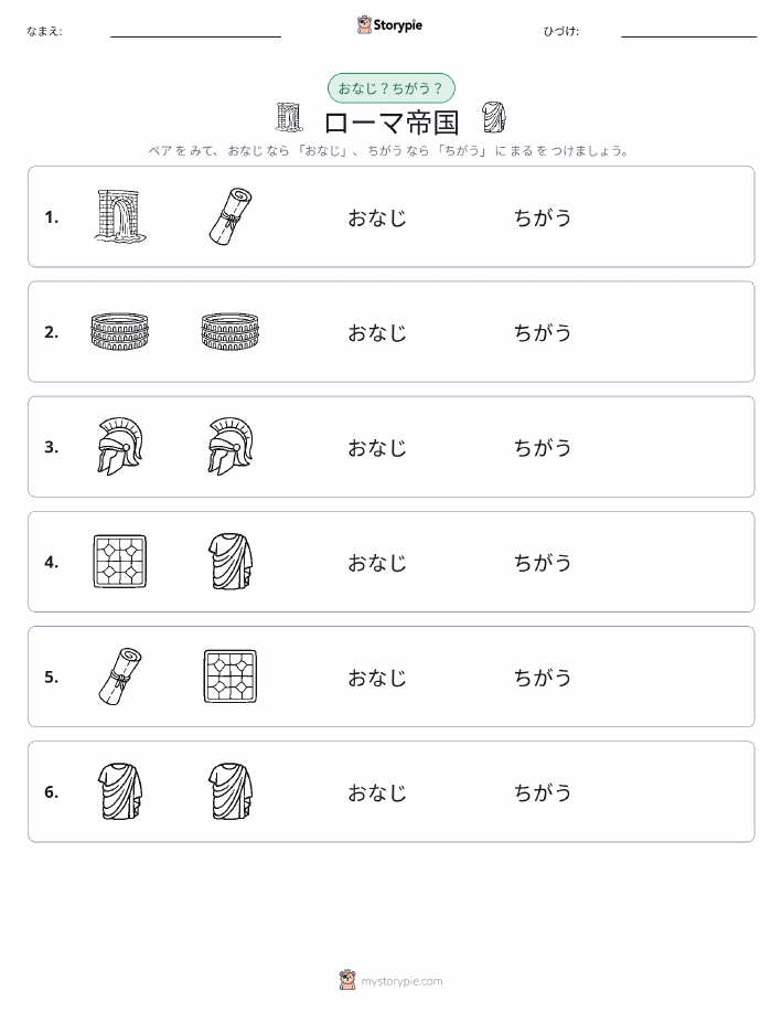 同じか違うか