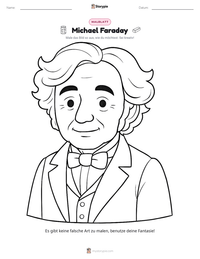 Michael Faraday druckbare Arbeitsblatt Vorschau
