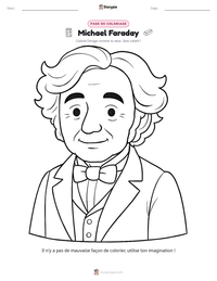 Aperçu de la feuille de travail imprimable Michael Faraday