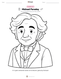 Michael Faraday afdrukbare werkblad voorbeeld