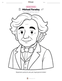 Michael Faraday yazdırılabilir çalışma sayfası önizlemesi