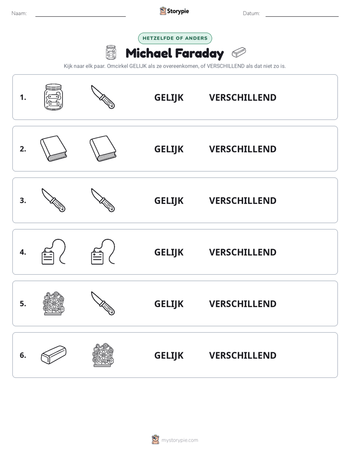 Zelfde of Verschillend