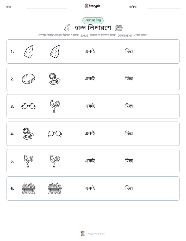 একই বা ভিন্ন
