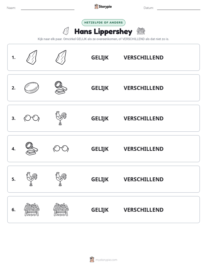 Zelfde of Verschillend