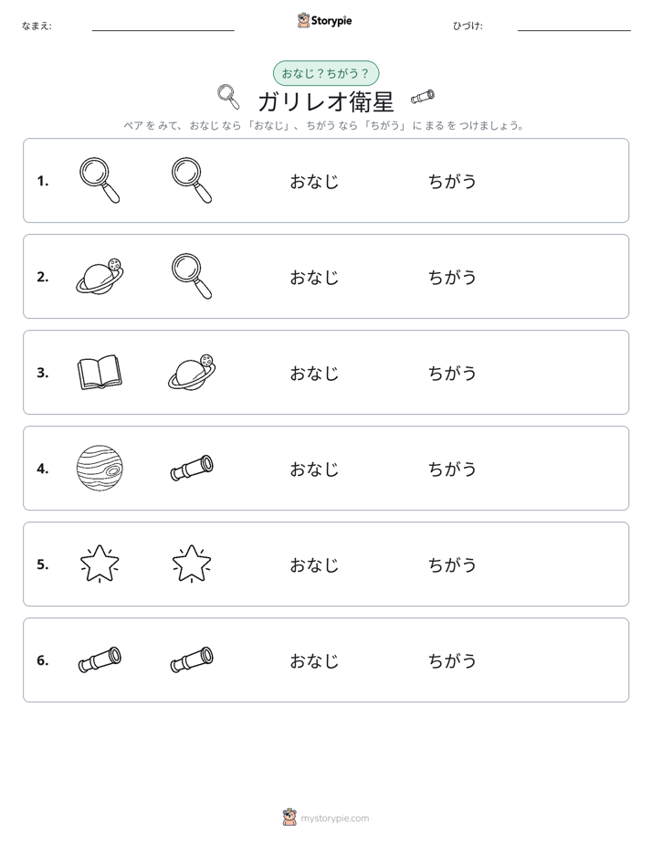 同じか違うか