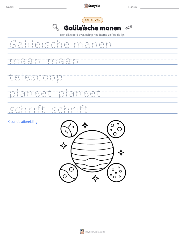 Schrijf Oefening