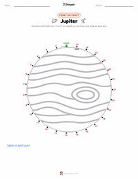 Jupiter druckbare Arbeitsblatt Vorschau