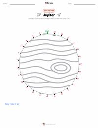 Jupiter printable worksheet preview