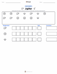 Jupiter druckbare Arbeitsblatt Vorschau