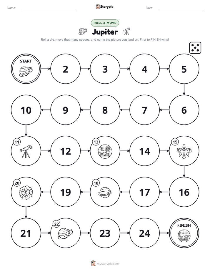 Roll & Move Game