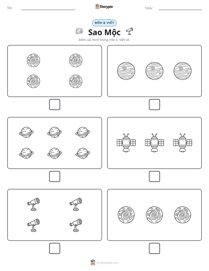 Đếm & Viết