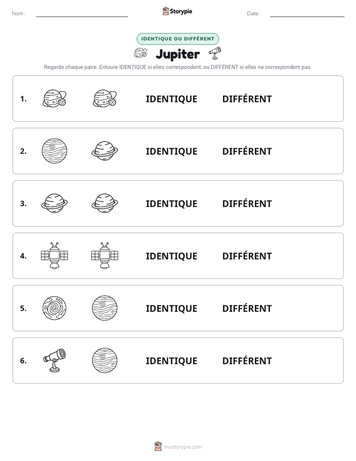 Identique ou Différent