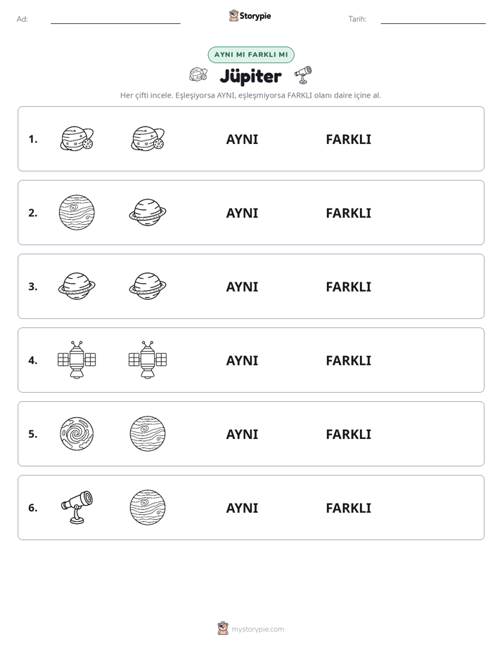 Aynı mı Farklı mı
