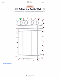 Fall of the Berlin Wall printable worksheet preview