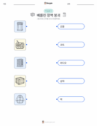베를린 장벽 붕괴 어린이용 인쇄 가능한 워크시트