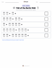 Fall of the Berlin Wall printable worksheet preview