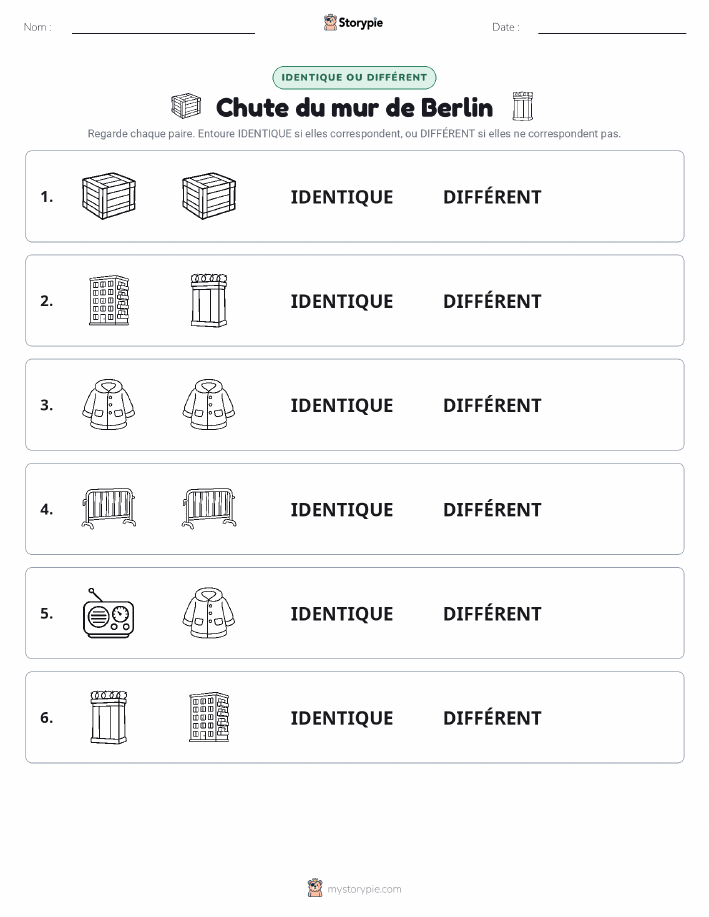 Identique ou Différent
