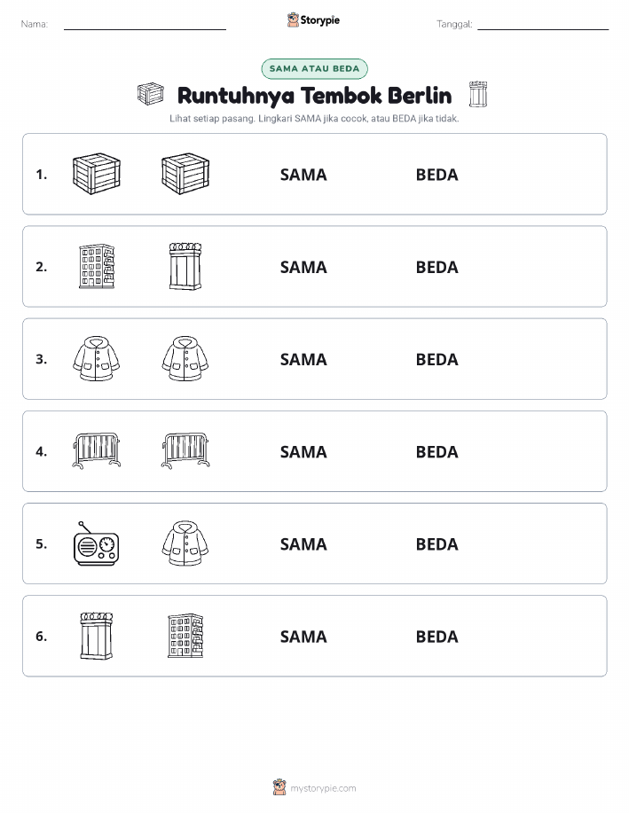 Sama atau Berbeda