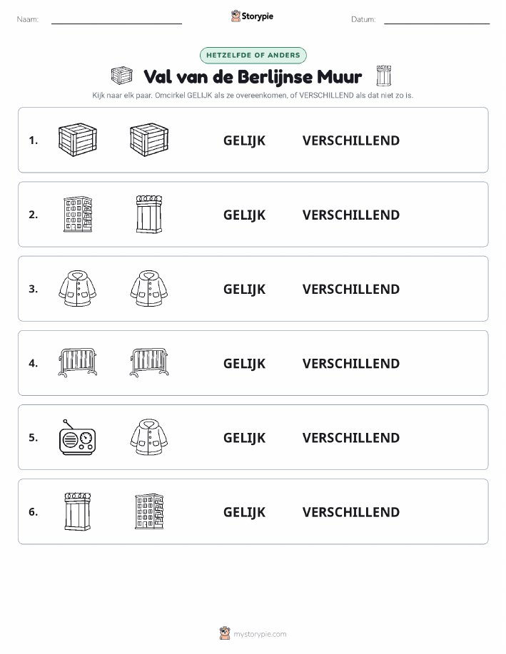 Zelfde of Verschillend