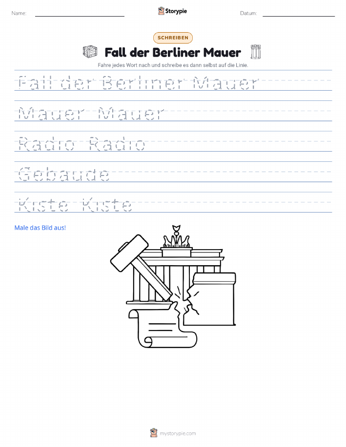 Schreibübung