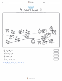 یادداشت کا تسلسل پرنٹ کرنے کے قابل ورکشیٹ کا پیش نظارہ