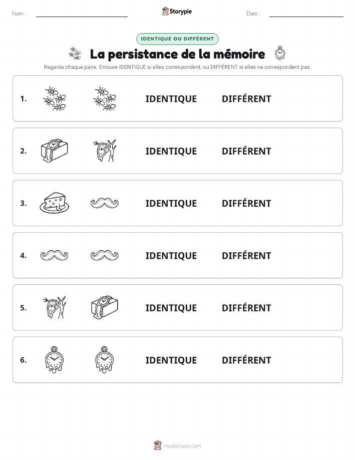Identique ou Différent
