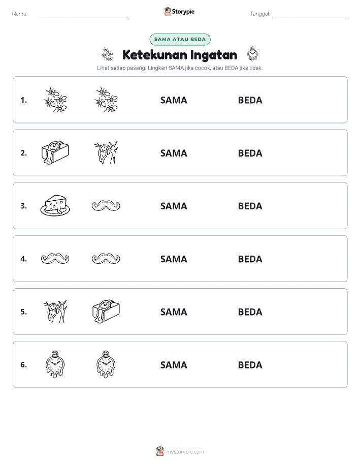 Sama atau Berbeda