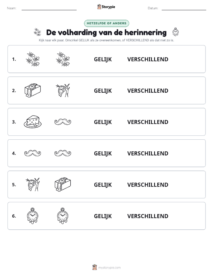 Zelfde of Verschillend