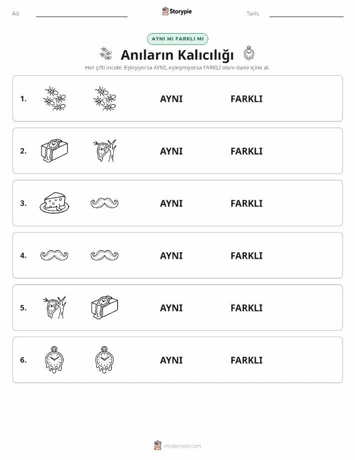 Aynı mı Farklı mı