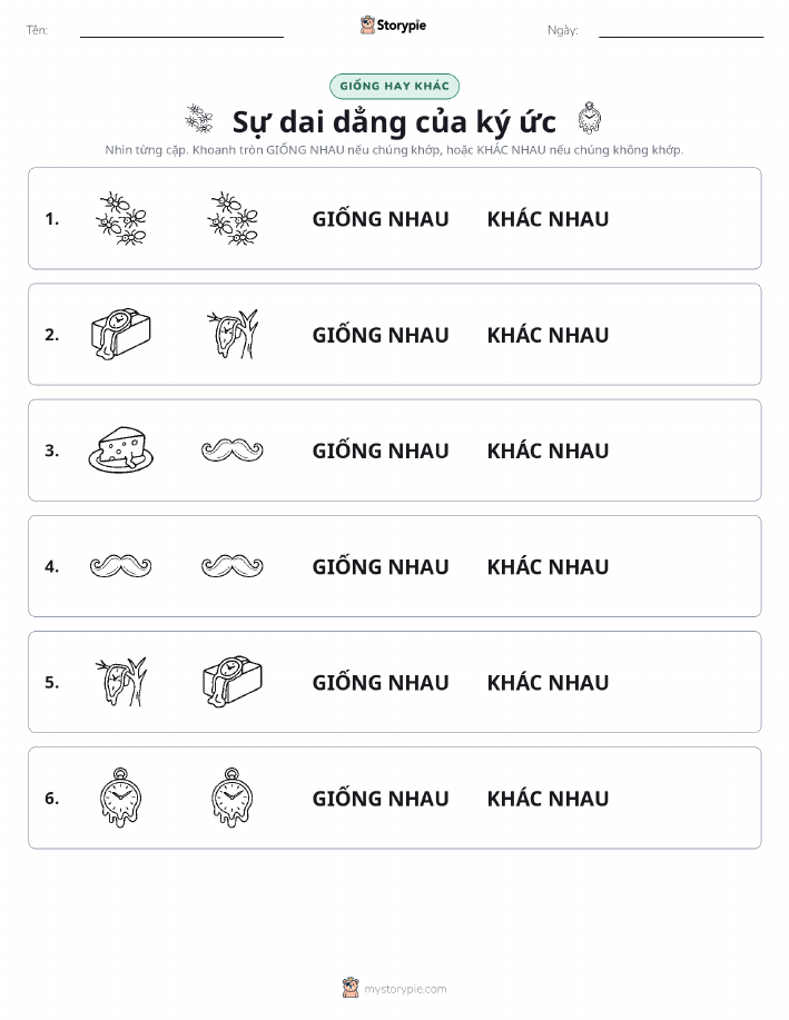 Giống Hay Khác