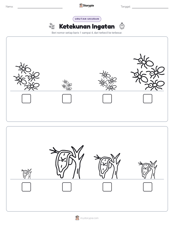 Urutan Ukuran