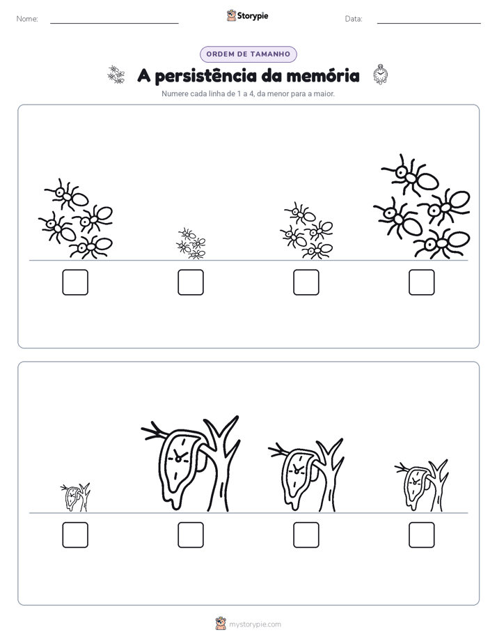 Ordem de Tamanho