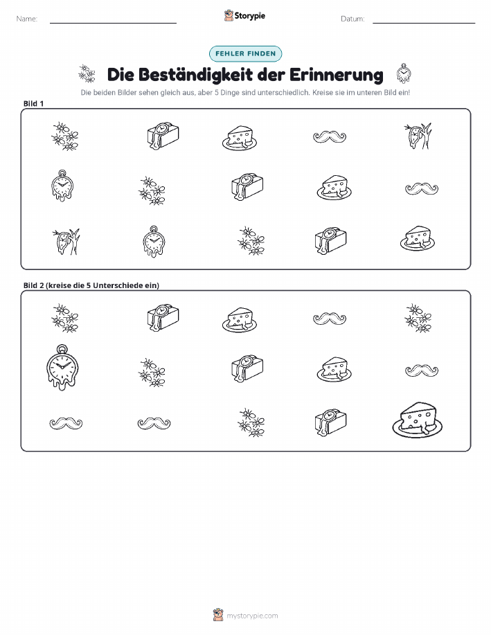 Finde den Unterschied