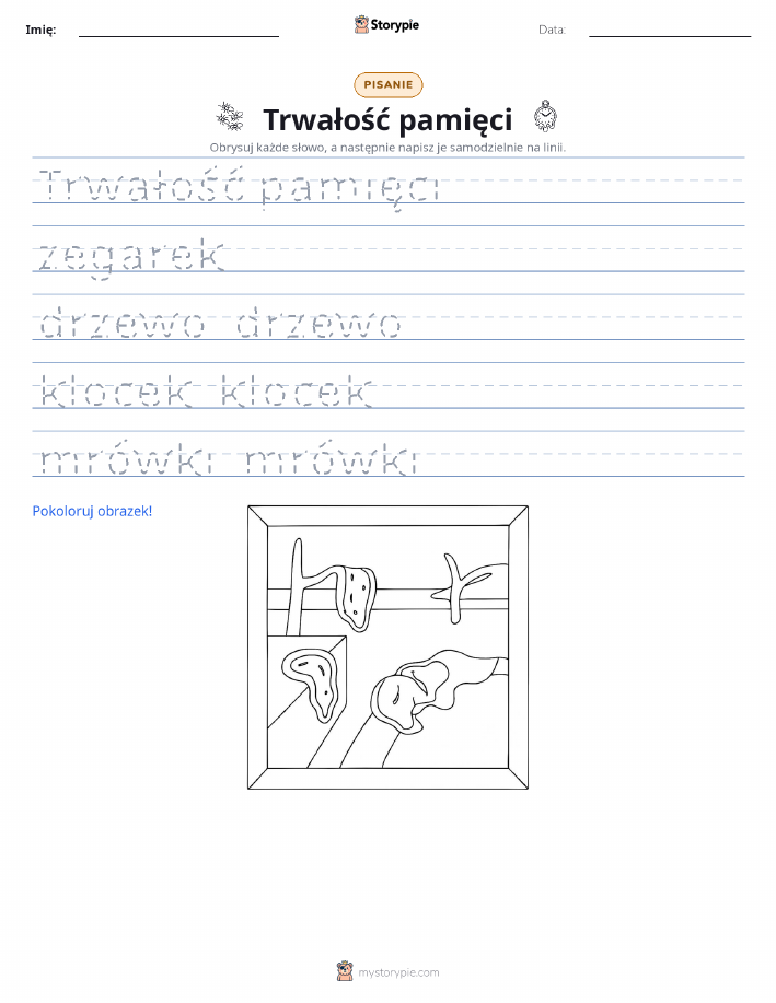 Ćwiczenie Pisania