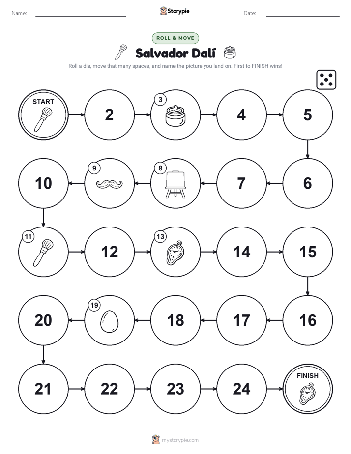 Roll & Move Game