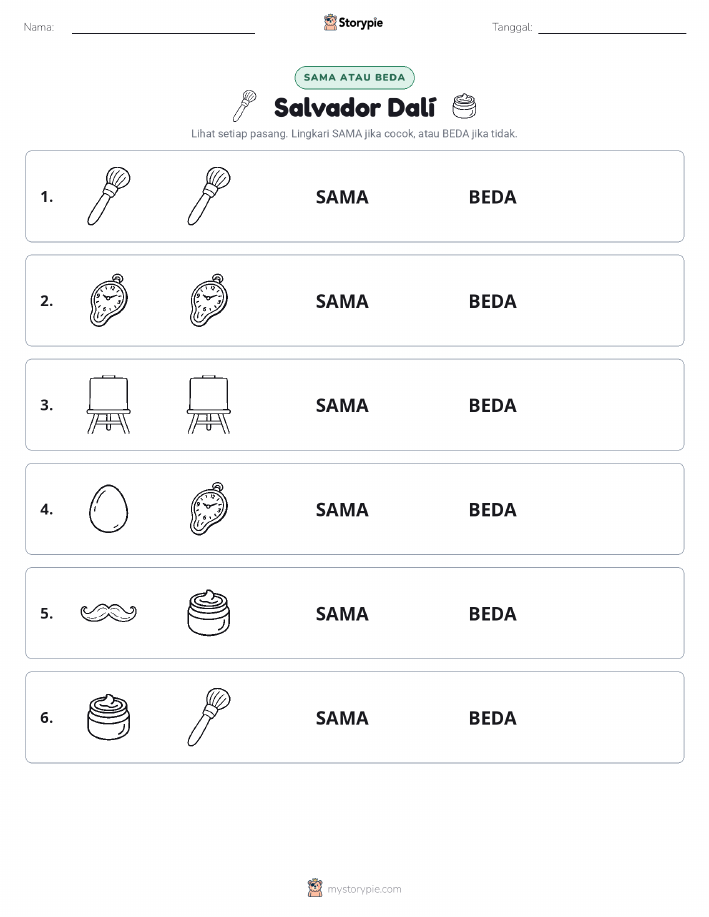 Sama atau Berbeda