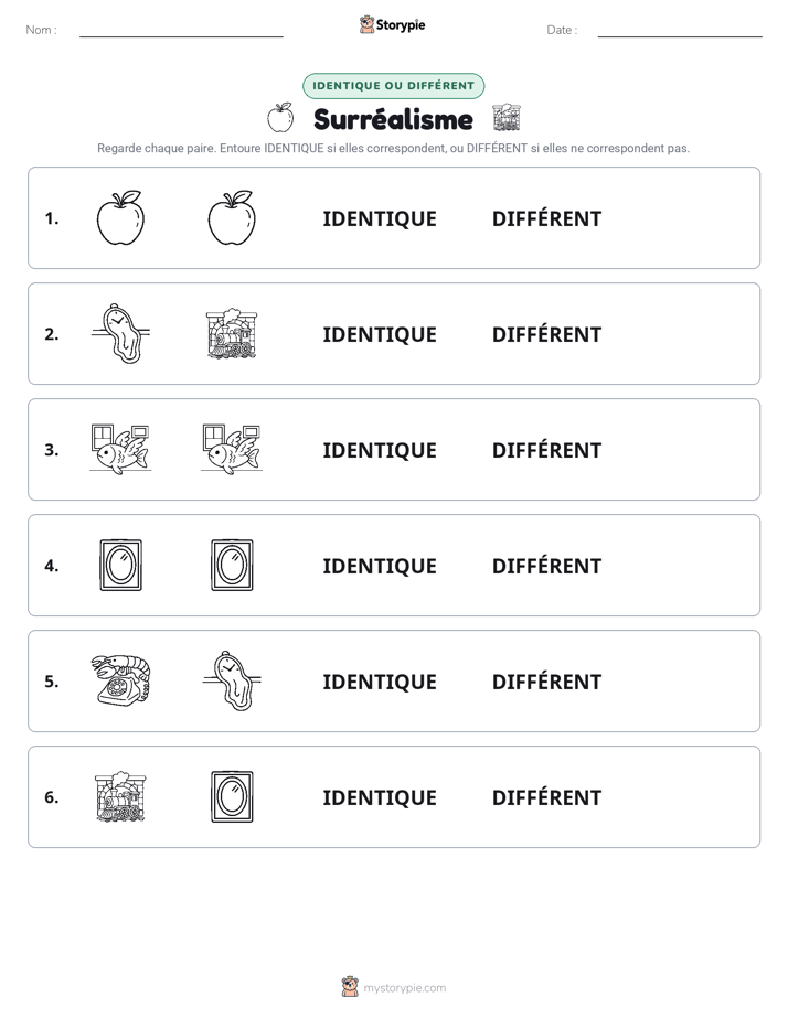 Identique ou Différent
