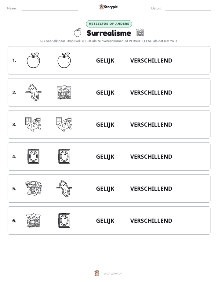 Zelfde of Verschillend